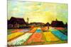Vincent van Gogh Holland Flower Bed-Vincent van Gogh-Mounted Art Print