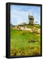 Vincent Van Gogh Le Moulin de la Galette 4 Art Print Poster-null-Framed Poster