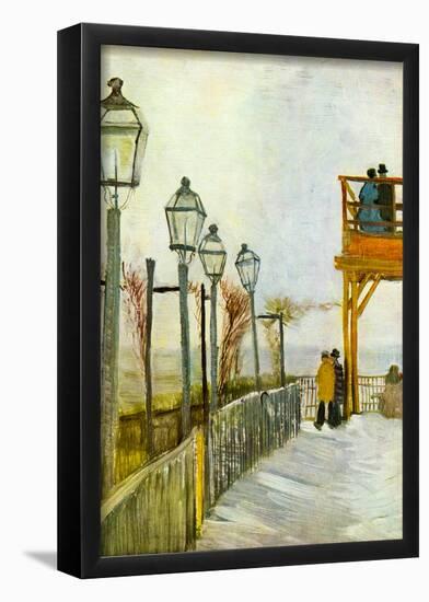 Vincent Van Gogh Montmartre in the Upper Mill Art Print Poster-null-Framed Poster