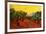 Vincent van Gogh Olive Trees with Yellow Sky and Sun-null-Framed Art Print