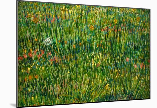 Vincent Van Gogh Patch of Grass Art Print Poster-null-Mounted Poster