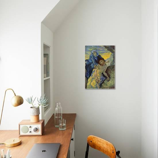 Vincent Van Gogh (Pieta (after Delacroix)) Art Poster Print' Posters |  AllPosters.com