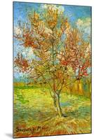 Vincent van Gogh Pink Peach Tree in Blossom Reminiscence of Mauve-Vincent van Gogh-Mounted Art Print