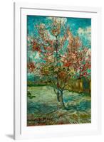 Vincent Van Gogh Pink Peach Trees Souvenir de Mauve-Vincent van Gogh-Framed Art Print