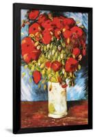 Vincent Van Gogh Poppies Art Print Poster-null-Framed Poster