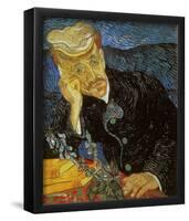 Vincent Van Gogh (Portrait of Dr. Gachet) Art Poster Print-null-Framed Poster