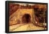 Vincent Van Gogh Roadway with Underpass The Viaduct Art Print Poster-null-Framed Poster