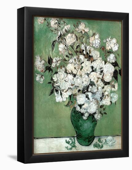 Vincent Van Gogh (Roses) Art Print Poster-null-Framed Poster