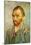 Vincent Van Gogh Self Portrait 1 Art Poster Print-null-Mounted Poster