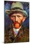 Vincent Van Gogh Self-Portrait with Grey Felt Hat Art Print Poster-null-Mounted Poster