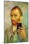 Vincent Van Gogh Selfie Portrait-null-Mounted Poster