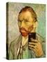 Vincent Van Gogh Selfie Portrait-null-Stretched Canvas