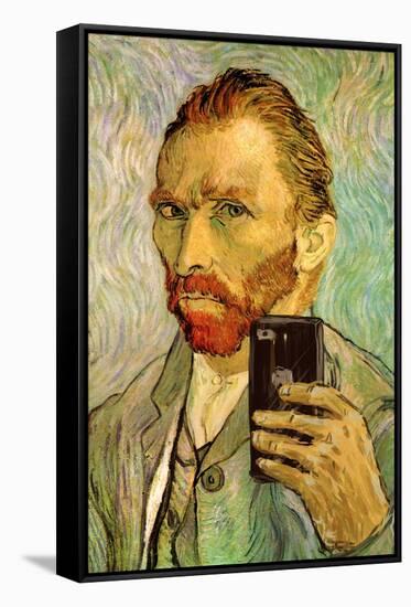 Vincent Van Gogh Selfie Portrait-null-Framed Stretched Canvas
