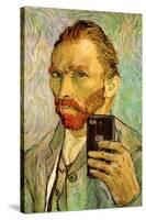 Vincent Van Gogh Selfie Portrait-null-Stretched Canvas