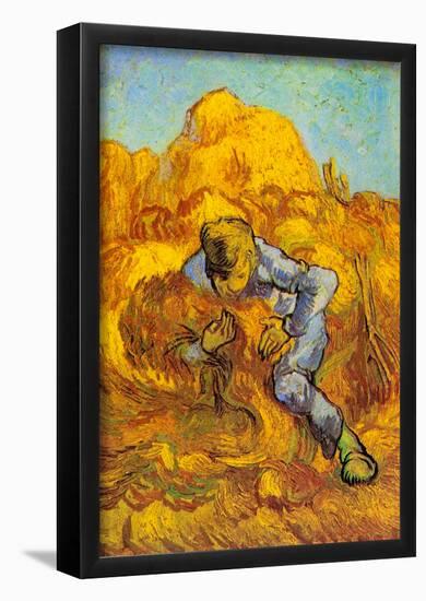 Vincent Van Gogh Sheaf Binder Art Print Poster-null-Framed Poster