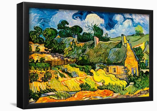 Vincent Van Gogh Shelter in Cordeville Art Print Poster-null-Framed Poster