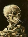 Skull with Burning Cigarette-Vincent van Gogh-Art Print