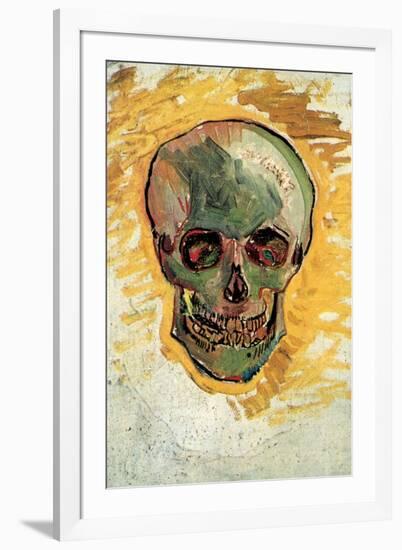 Vincent van Gogh Skull-Vincent van Gogh-Framed Art Print