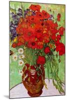 Vincent van Gogh Still Life Red Poppies and Daisies-Vincent van Gogh-Mounted Art Print