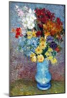 Vincent Van Gogh (Still life vase with a daisy and anemones) Art Poster Print-null-Mounted Poster