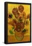 Vincent Van Gogh Still Life Vase with Fifteen Sunflowers Art Print Poster-null-Framed Poster