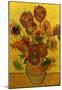Vincent Van Gogh Still Life Vase with Fifteen Sunflowers Art Print Poster-null-Mounted Poster