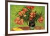 Vincent Van Gogh Still Life Vase with Oleanders and Books-Vincent van Gogh-Framed Art Print