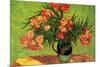 Vincent Van Gogh Still Life Vase with Oleanders and Books-Vincent van Gogh-Mounted Art Print