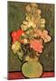 Vincent Van Gogh Still Life Vase with Rose-Mallows Art Print Poster-null-Mounted Poster