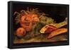 Vincent Van Gogh Still Life with Apples Meat and a Roll Art Print Poster-null-Framed Poster