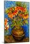 Vincent Van Gogh (Still Life with Crown Imperials in a Bronzevase) Art Poster Print-null-Mounted Poster