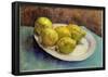 Vincent Van Gogh Still Life with Lemons on a Plate Art Print Poster-null-Framed Poster