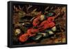 Vincent Van Gogh Still Life with Mussels and Shrimps Art Print Poster-null-Framed Poster