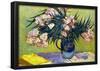 Vincent Van Gogh Still Life with Oleanders Art Print Poster-null-Framed Poster