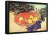 Vincent Van Gogh Still Life with Oranges Lemons and Blue Gloves Art Print Poster-null-Framed Poster