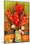 Vincent Van Gogh Still Life with Red Gladiolas Art Print Poster-null-Mounted Poster