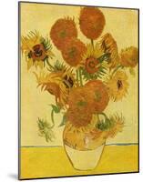 Vincent Van Gogh (Still life with sunflowers) Art Poster Print-null-Mounted Poster