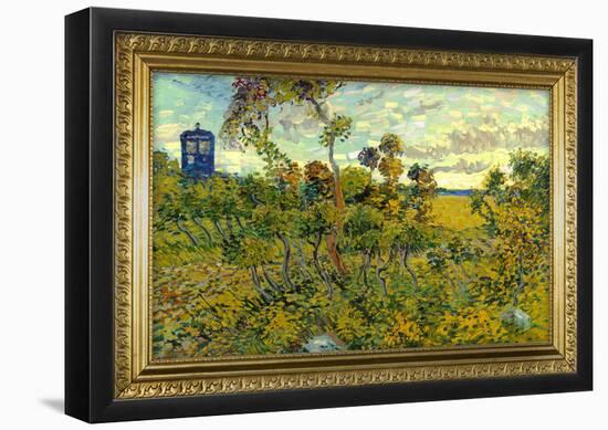 Vincent Van Gogh Tardis at Montmajour Poster-null-Framed Poster