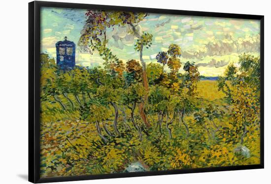 Vincent Van Gogh Tardis at Montmajour Poster-null-Framed Poster