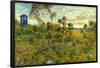 Vincent Van Gogh Tardis at Montmajour Poster-null-Framed Poster