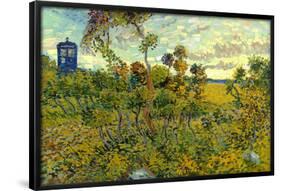 Vincent Van Gogh Tardis at Montmajour Poster-null-Framed Poster