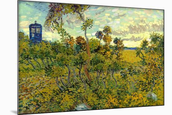 Vincent Van Gogh Tardis at Montmajour Poster-null-Mounted Poster