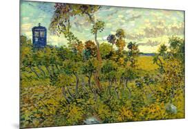 Vincent Van Gogh Tardis at Montmajour Poster-null-Mounted Poster