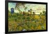 Vincent Van Gogh Tardis at Montmajour Poster-null-Framed Poster