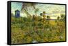 Vincent Van Gogh Tardis at Montmajour Poster-null-Framed Stretched Canvas