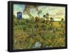 Vincent Van Gogh Tardis at Montmajour-null-Framed Poster