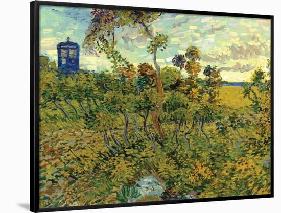 Vincent Van Gogh Tardis at Montmajour-null-Framed Poster