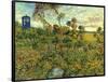 Vincent Van Gogh Tardis at Montmajour-null-Framed Poster