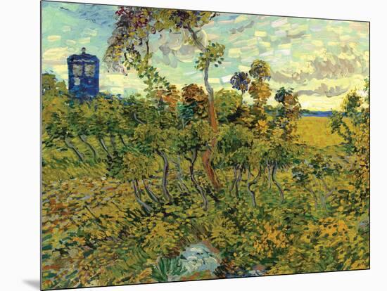 Vincent Van Gogh Tardis at Montmajour-null-Mounted Poster