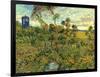 Vincent Van Gogh Tardis at Montmajour-null-Framed Poster